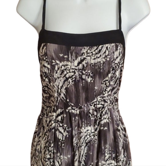 Derek Heart Summer Strappy Dress, Women's, Black, White & Gray - Picture 2 of 7